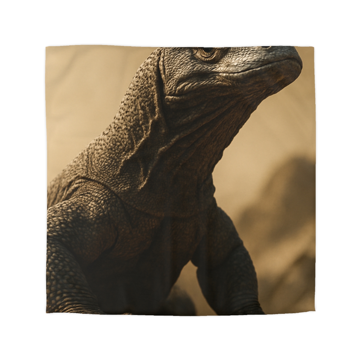Ancient Sentinel Komodo Dragon unique patterned duvets