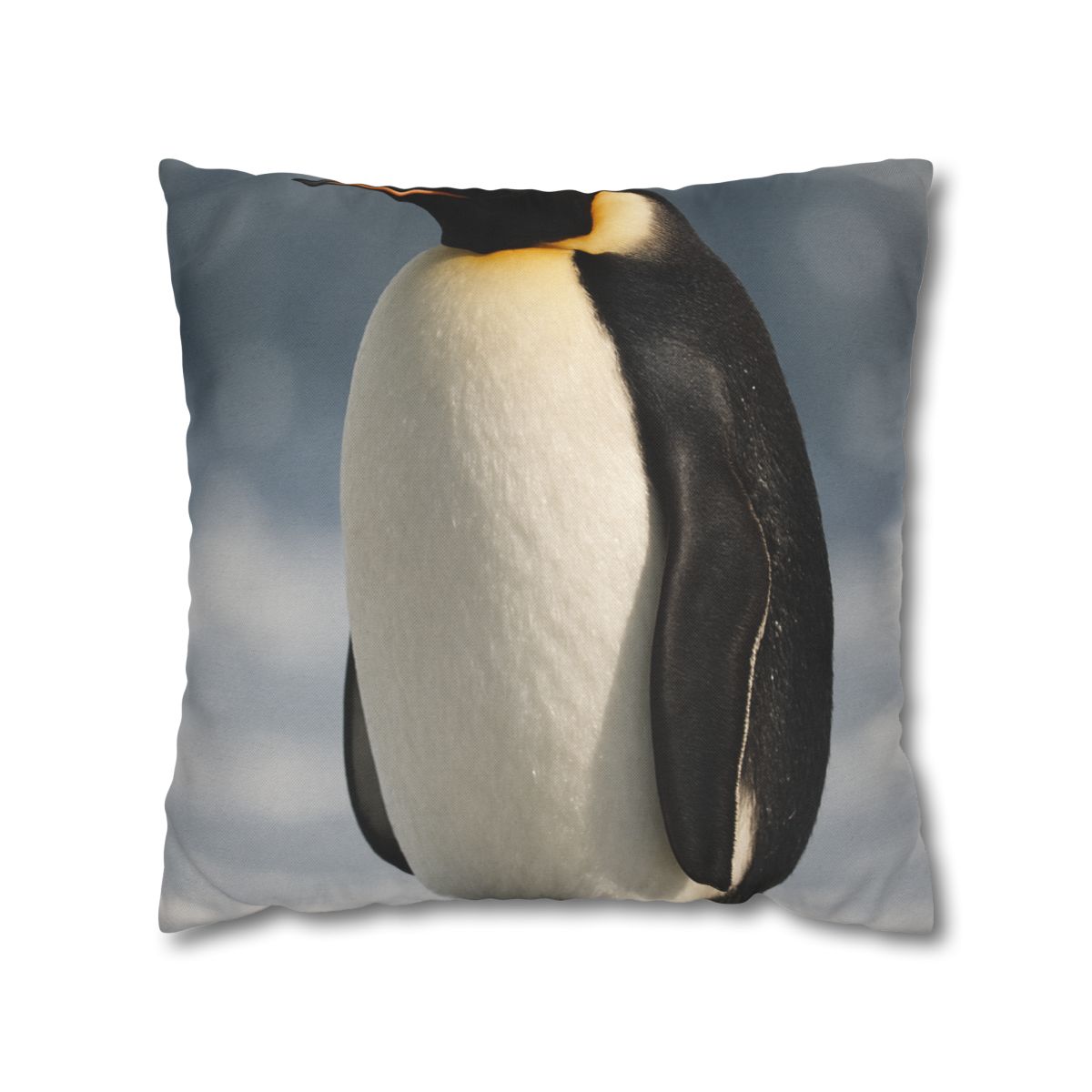 Aurora Drift Emperor Penguin stylish decorative pillowcases