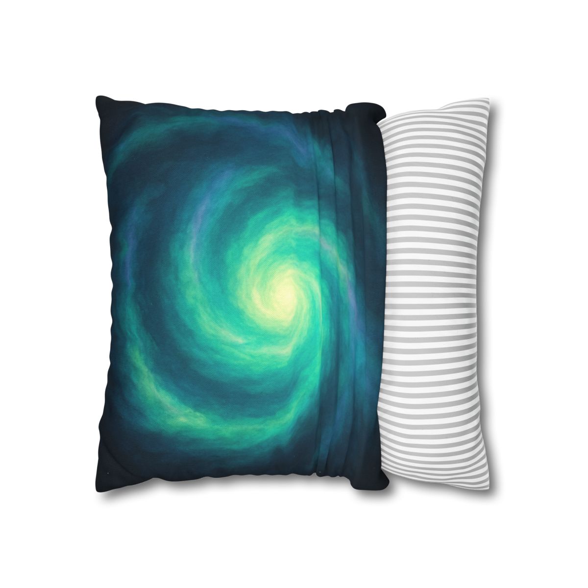 Aurora Halo Spiral soft cotton pillow cases