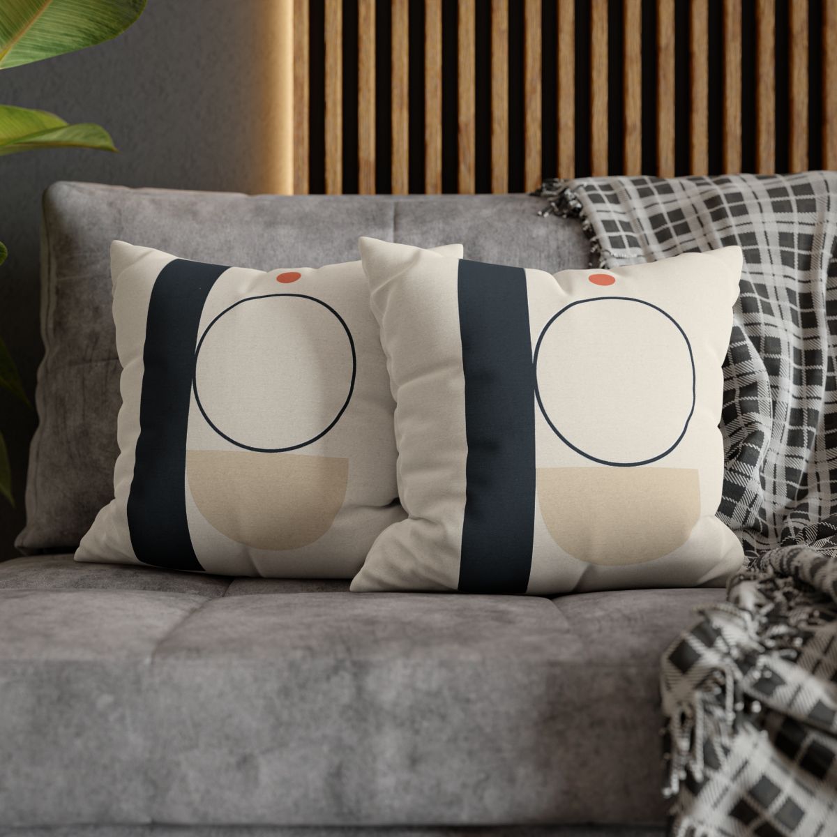 Quiet Column With Split Circle trendy patterned pillow cases