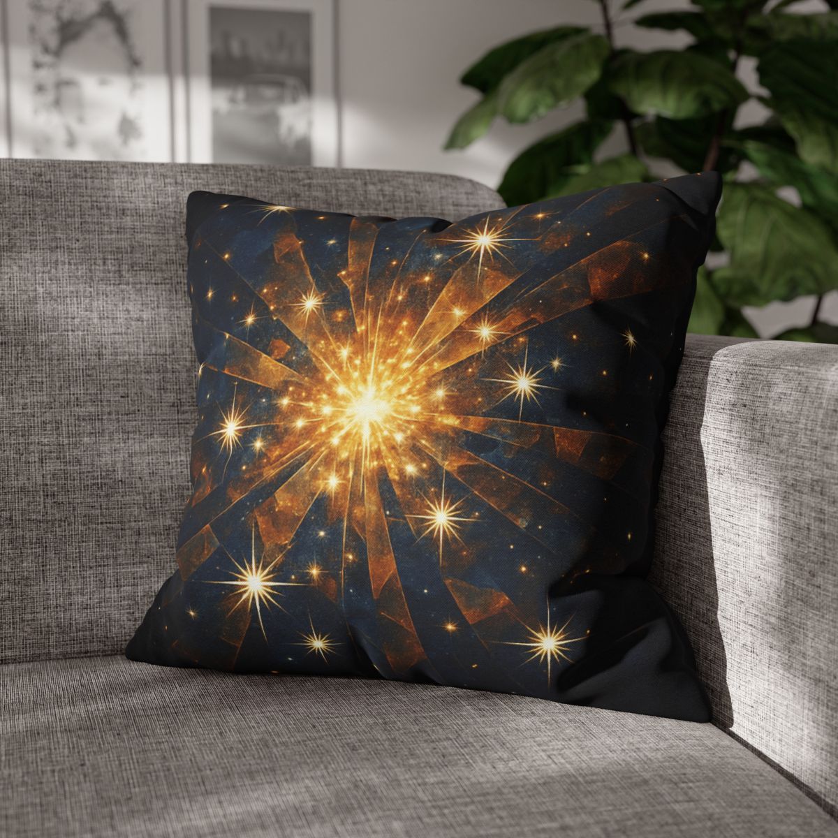 Starburst Mosaic Field trendy patterned pillow cases