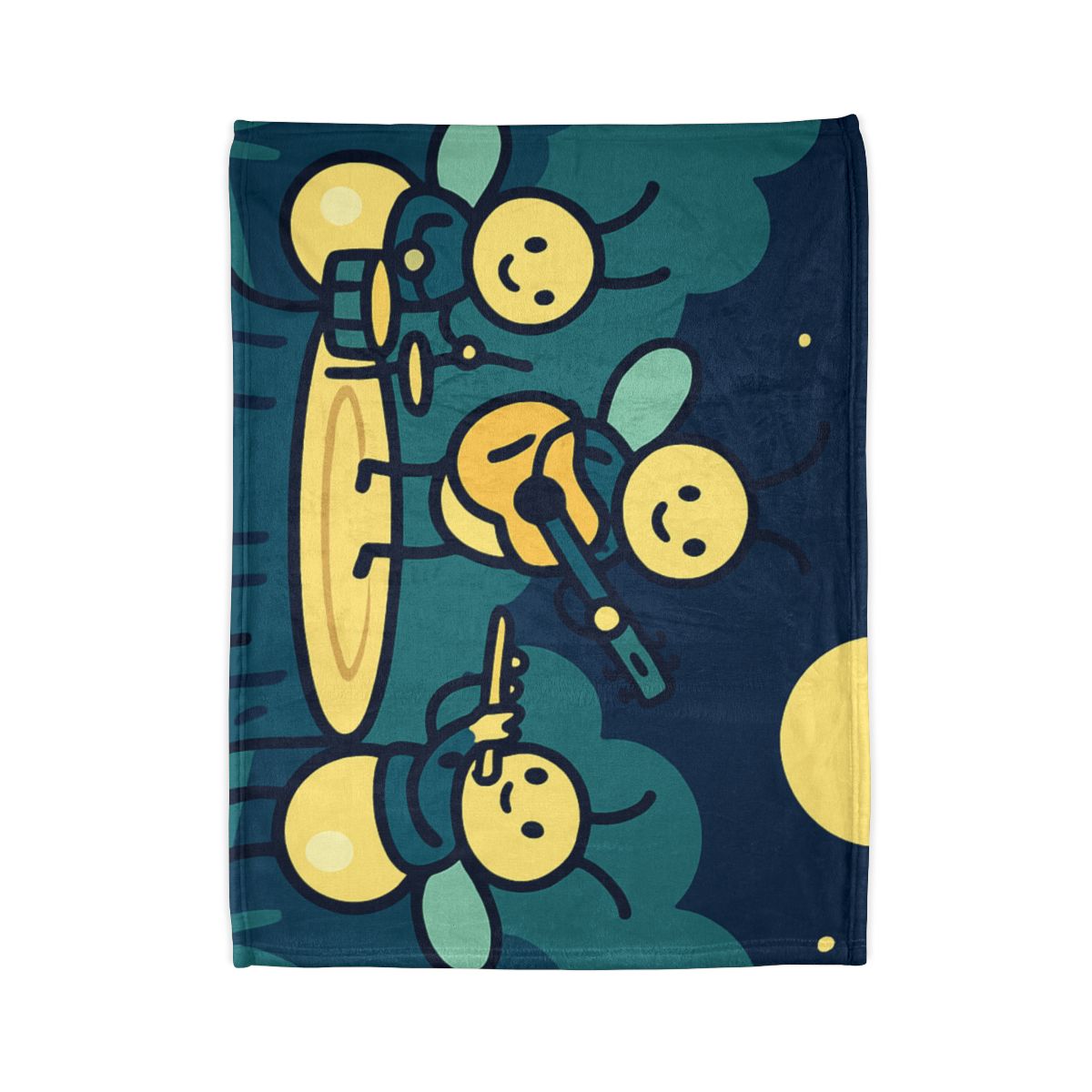 Moonlight Music Of The Firefly Band decorative home blankets