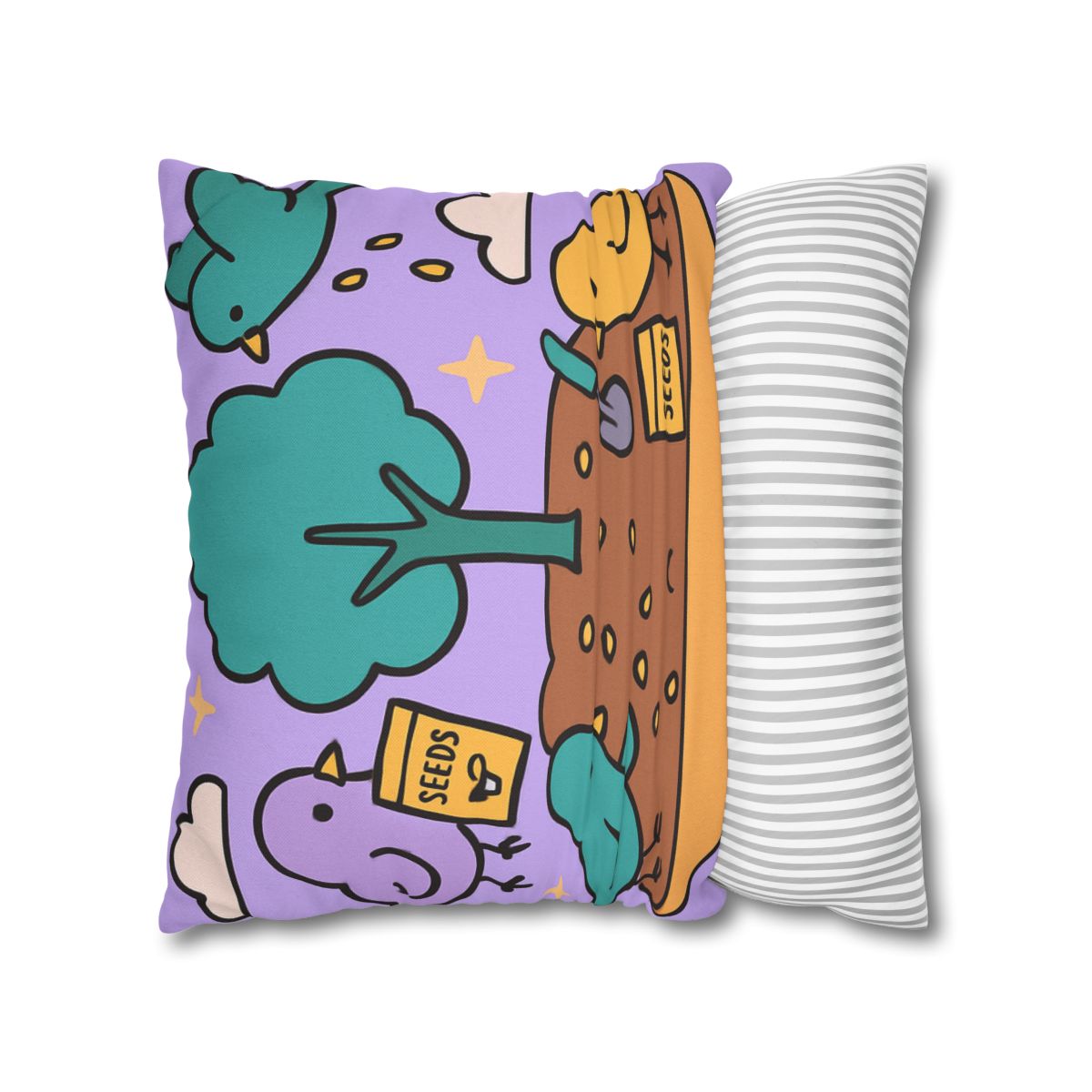 Galaxy Garden Aviary designer print pillow cases