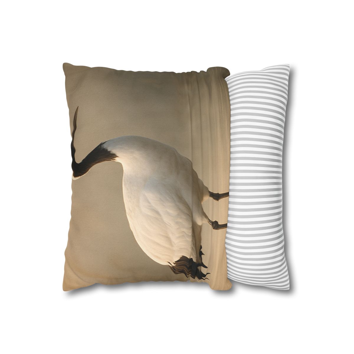 Dawn Balance Red Crowned Crane personalized pillow covers
