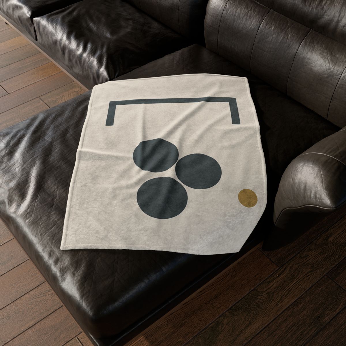 Diagonal Bracket And Three Circle Cluster warm winter blankets