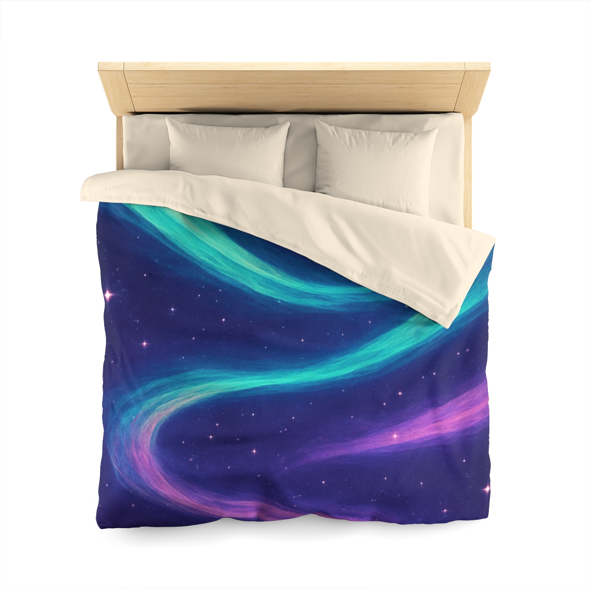 Aurora Plasma Ribbon Drift warm winter duvets