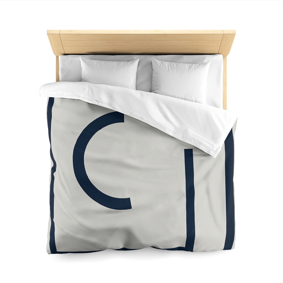 Broken Frame With Floating Arc custom duvets