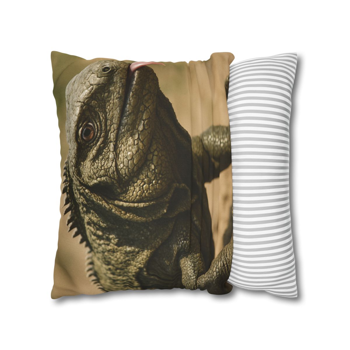 Ancient Sentinel Komodo Dragon trendy patterned pillow cases