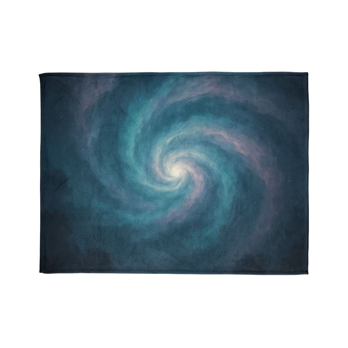 Nebula Spiral Haze designer printed blankets