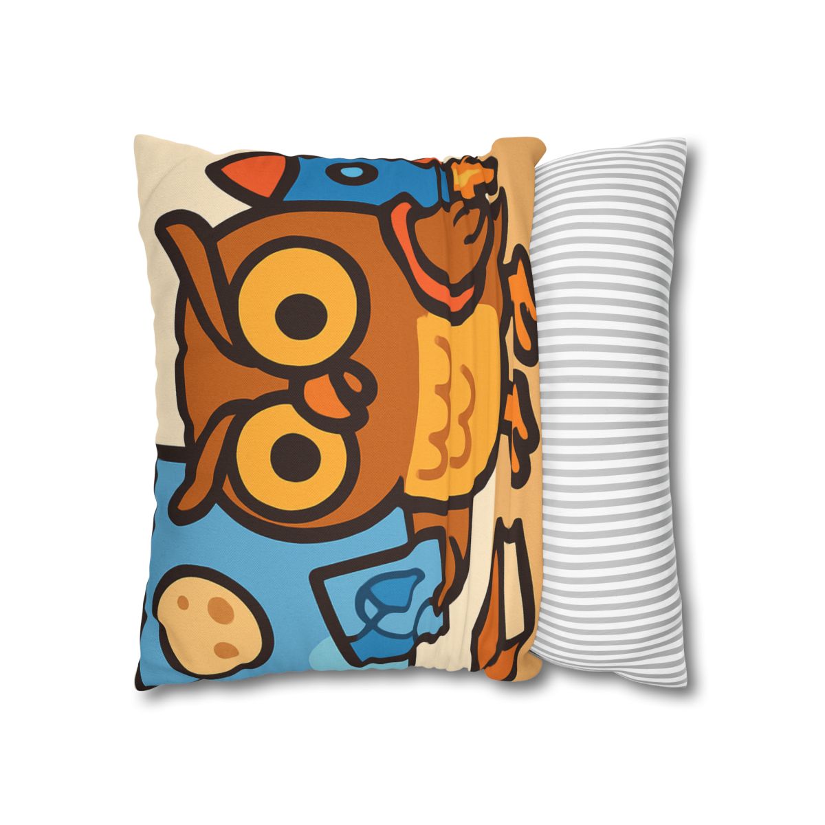 Rocket School Owl personalized pillow covers