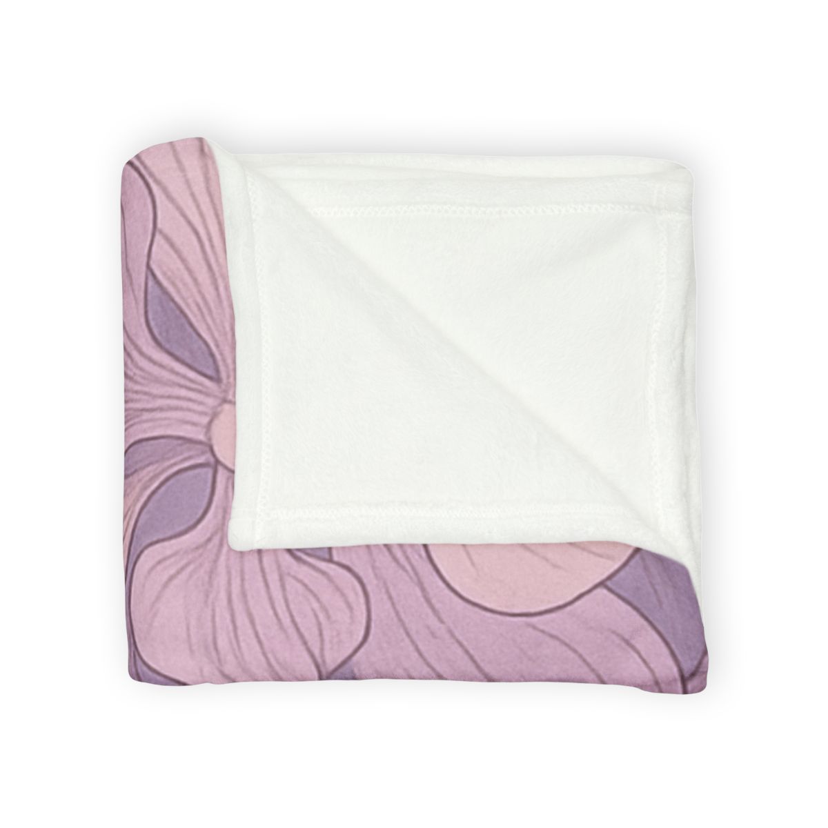 Orchid Veil Pattern personalized cozy blankets