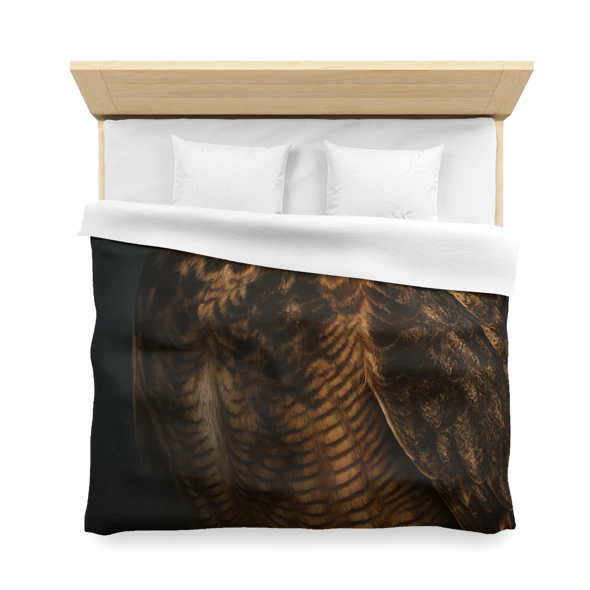 Starlit Perch Great Horned Owl trendy bedroom duvets