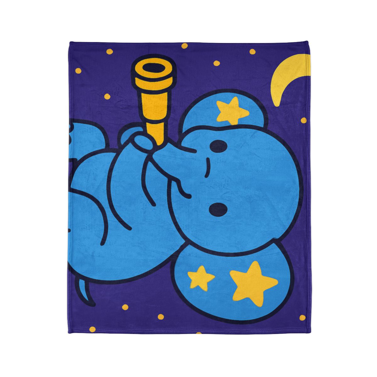 Starlight Safari Elephant personalized cozy blankets