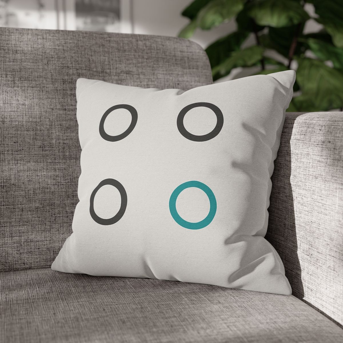 Clustered Dots With Missing Node trendy patterned pillow cases