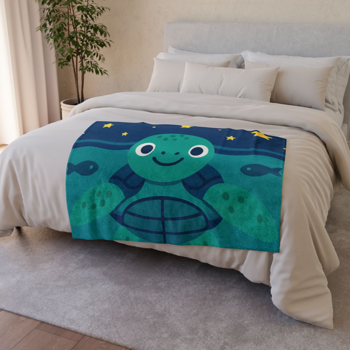 Starlight Sea Turtle decorative home blankets