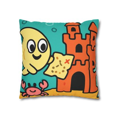 Coral Castle Map Of The Moonfish Kingdom personalized pillow covers