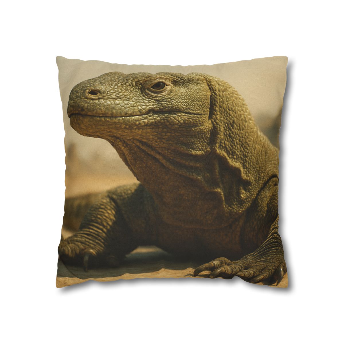 Ancient Sentinel Komodo Dragon soft cotton pillow cases