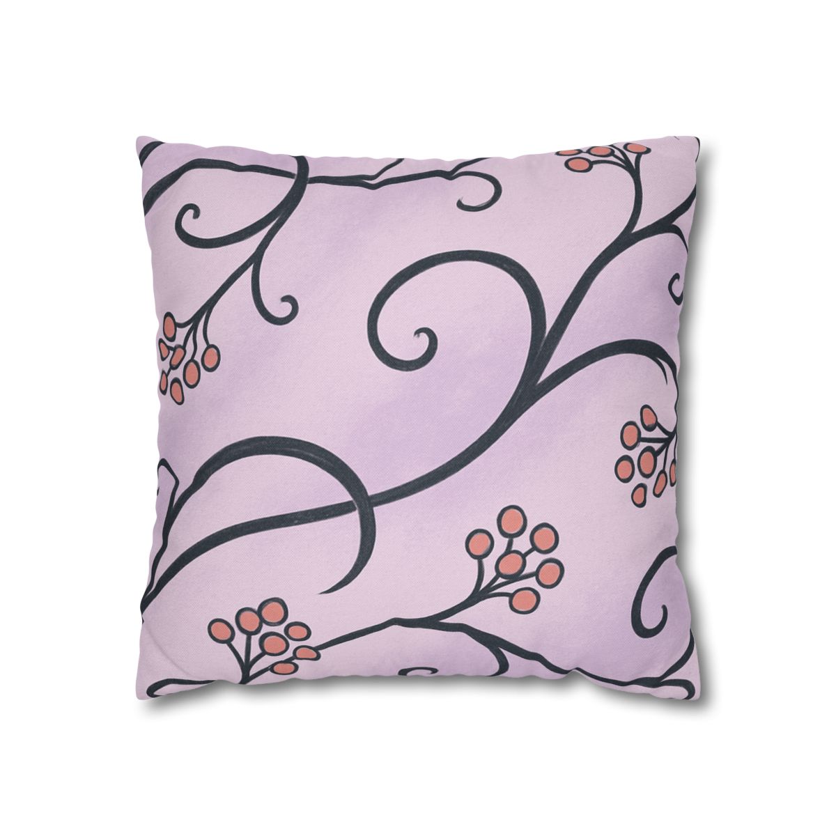 Tendrilled Ribbon Network soft cotton pillow cases