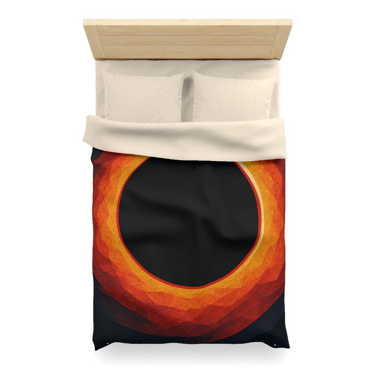 Event Horizon Paper Cut Silhouette custom duvets