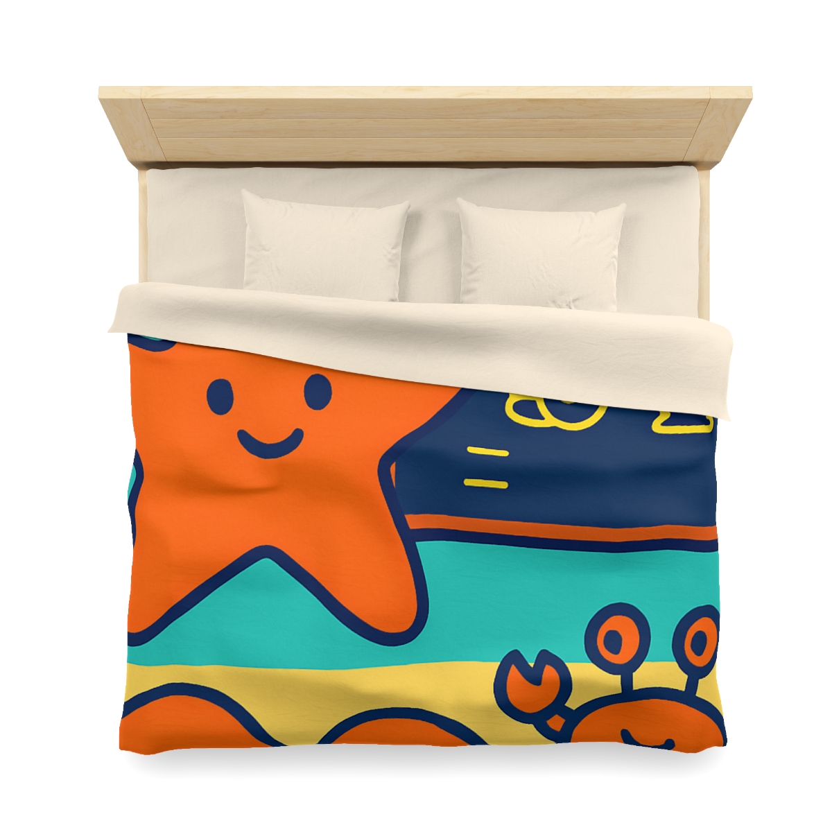 Starfish Science Class personalized bedding duvets