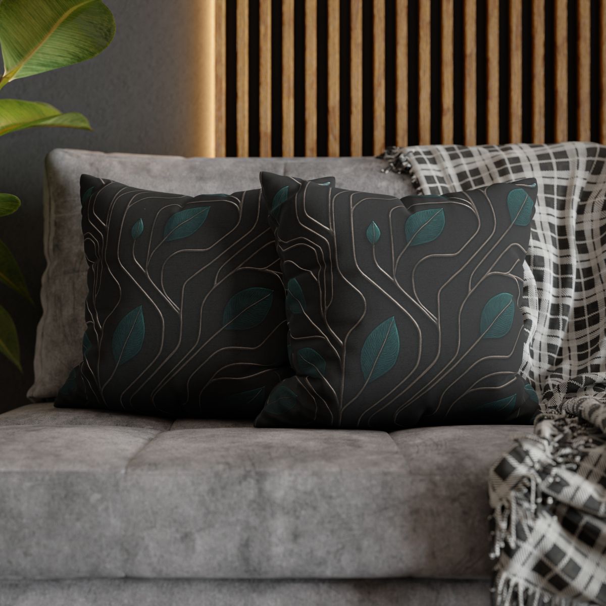 Vine Circuit Filigree trendy patterned pillow cases