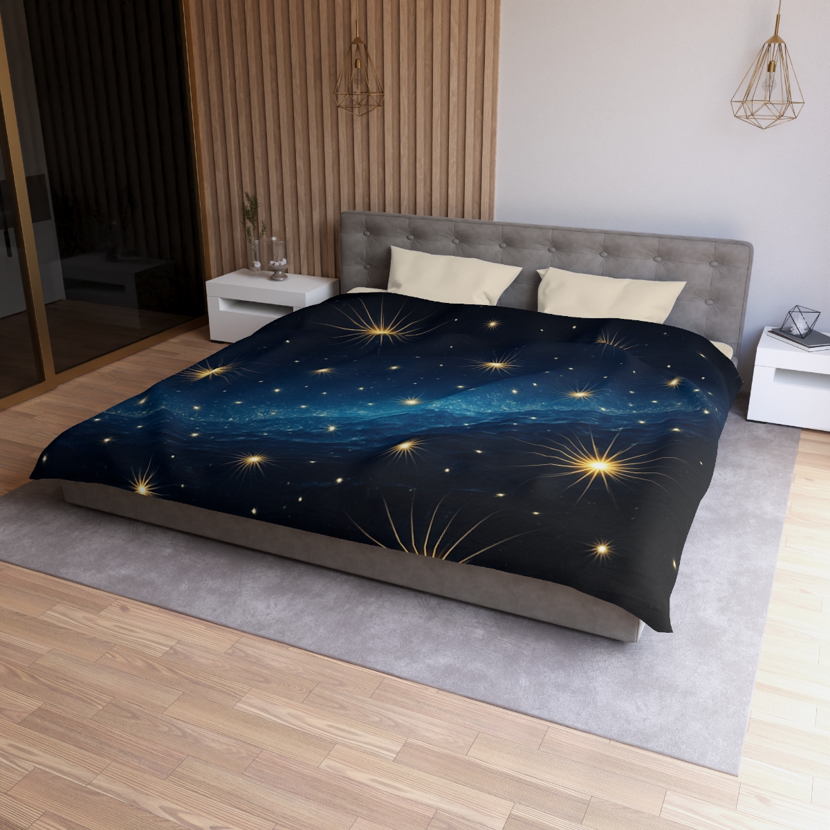 Starburst Fractal Tide personalized bedding duvets
