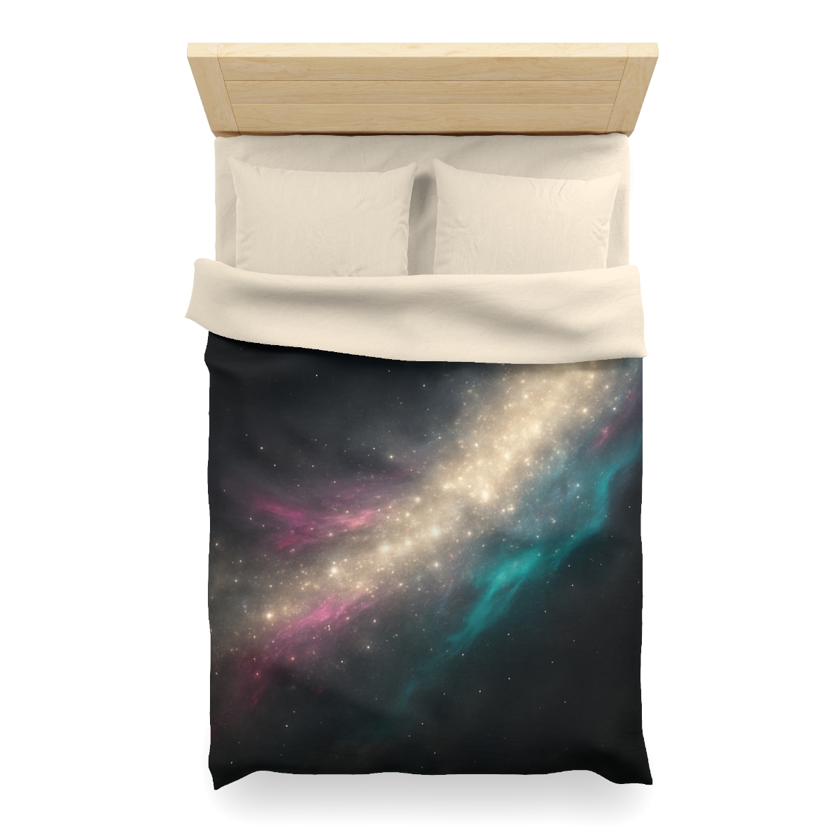 Radiant Flux Starstream personalized bedding duvets