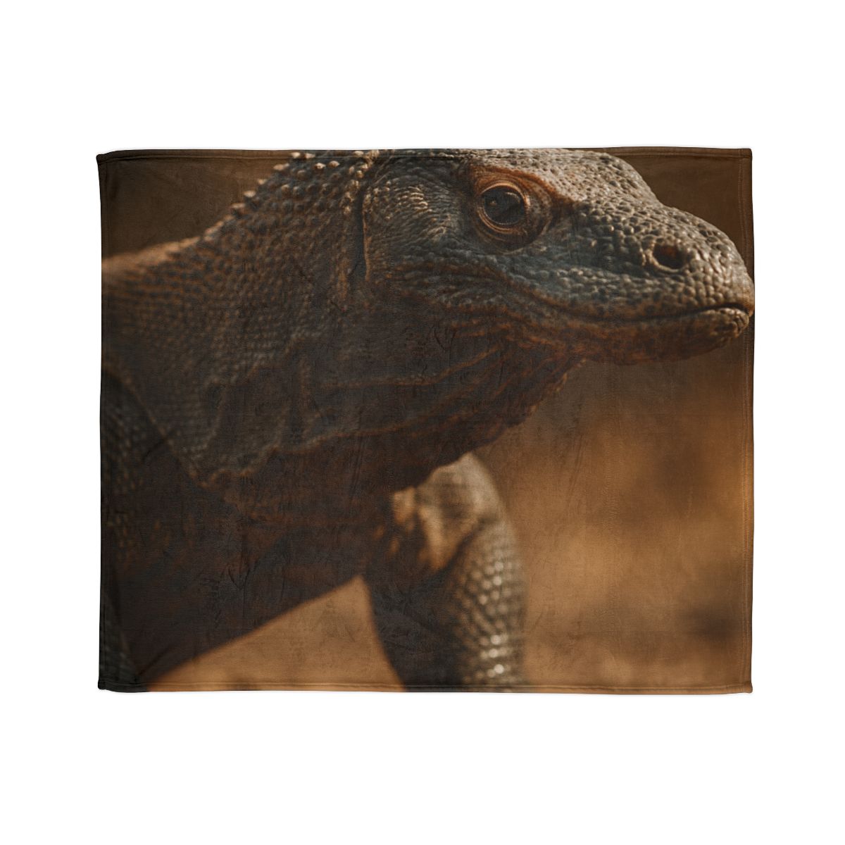Ancient Sentinel Komodo Dragon soft fleece blankets