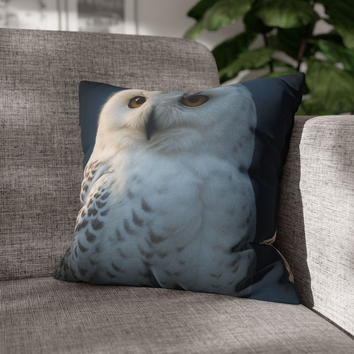 Midnight Watch Snowy Owl unique gift pillow cases