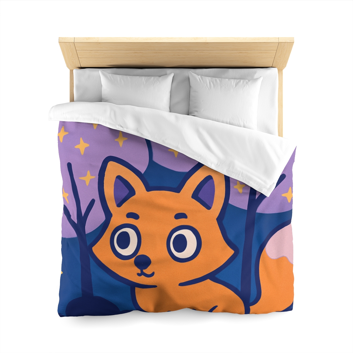 Galactic Forest Fox duvets for gifts