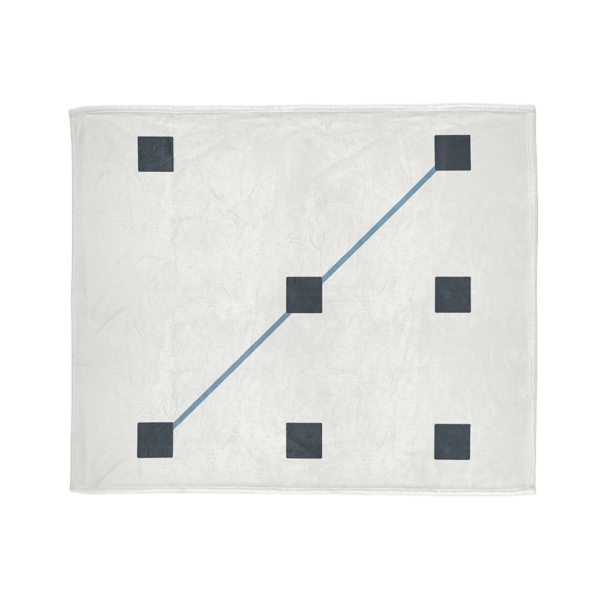 Diagonal Star Path Grid stylish throw blankets
