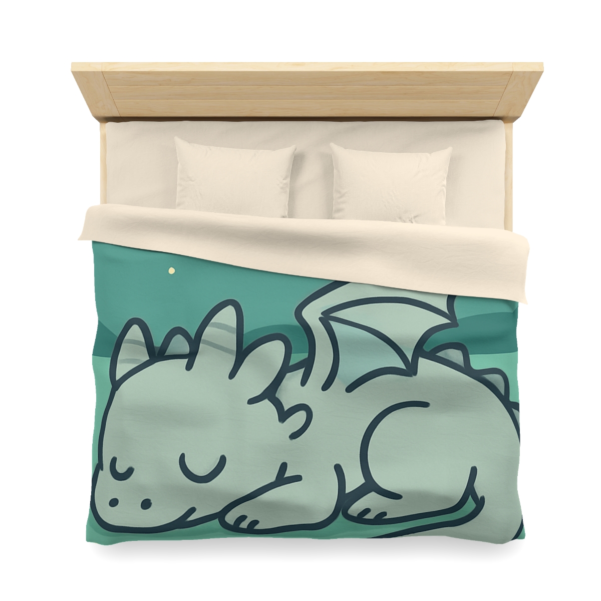 Moonlight Meadow Dragon stylish duvet covers