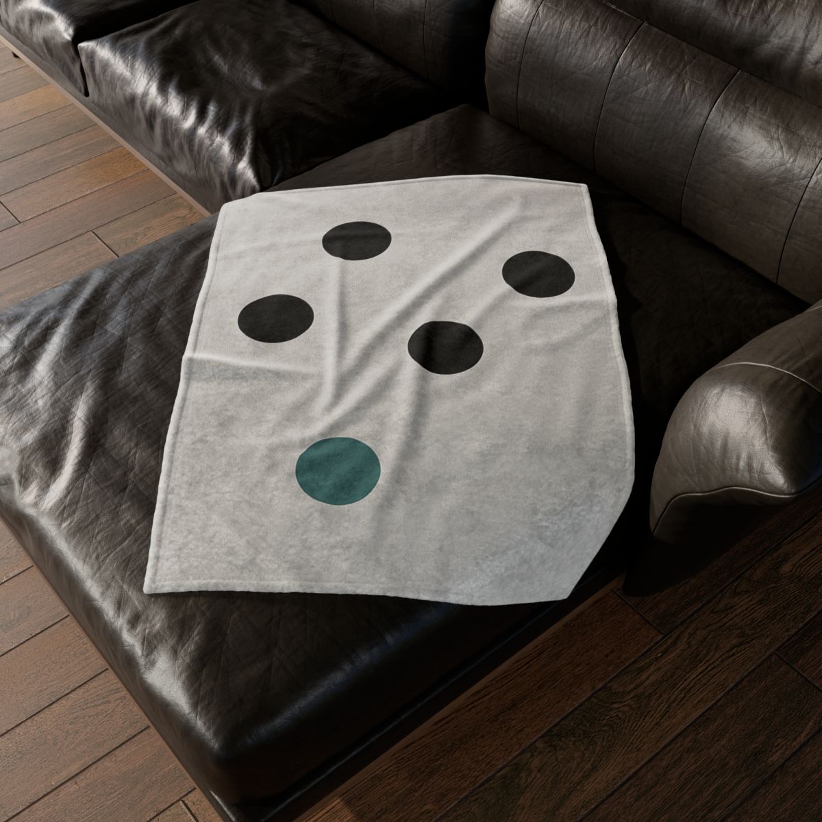 Sparse Dot Triangle designer printed blankets