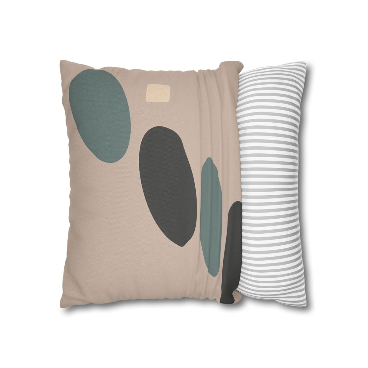 Staggered Ovals With Pause stylish decorative pillowcases