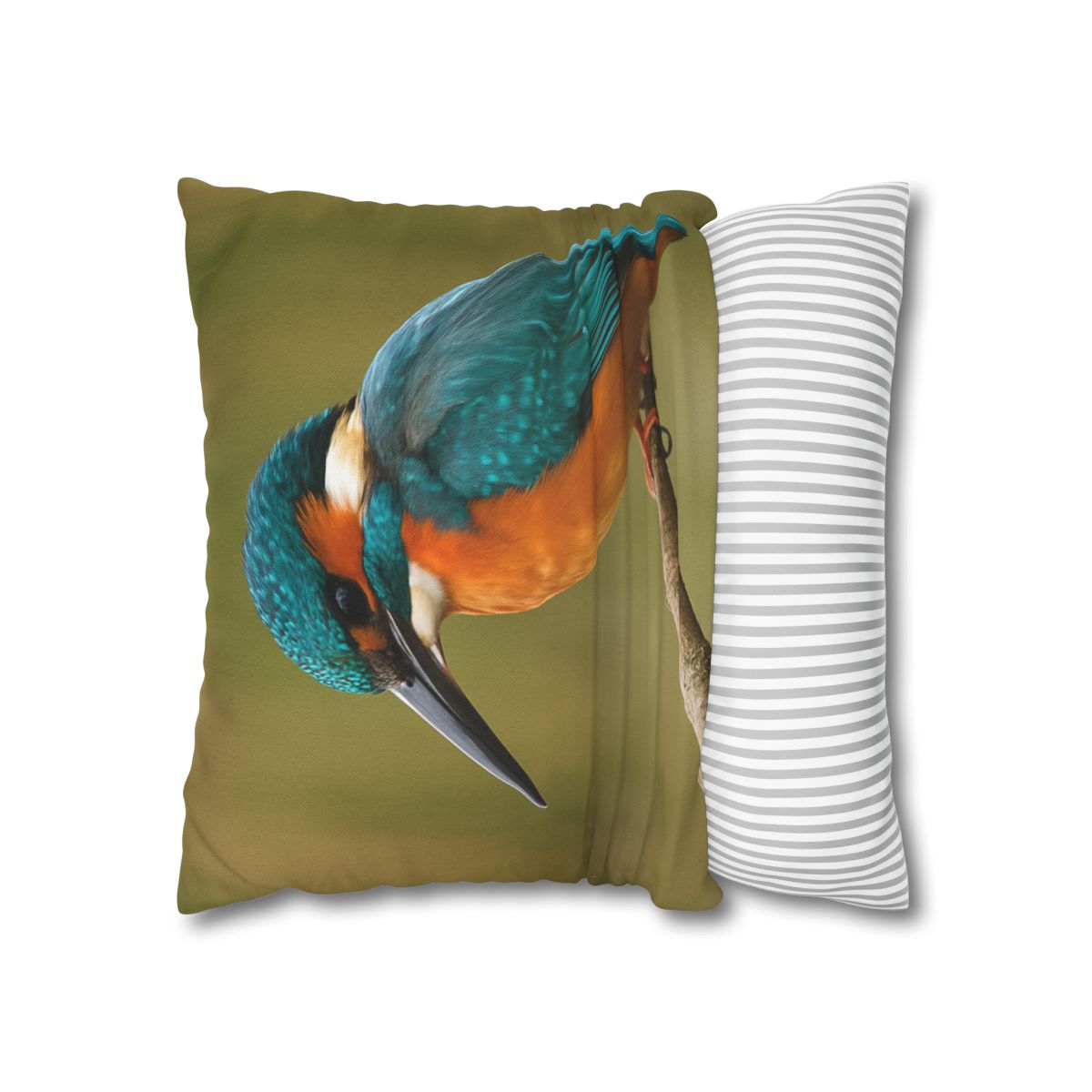 Azure Flash Kingfisher personalized pillow covers