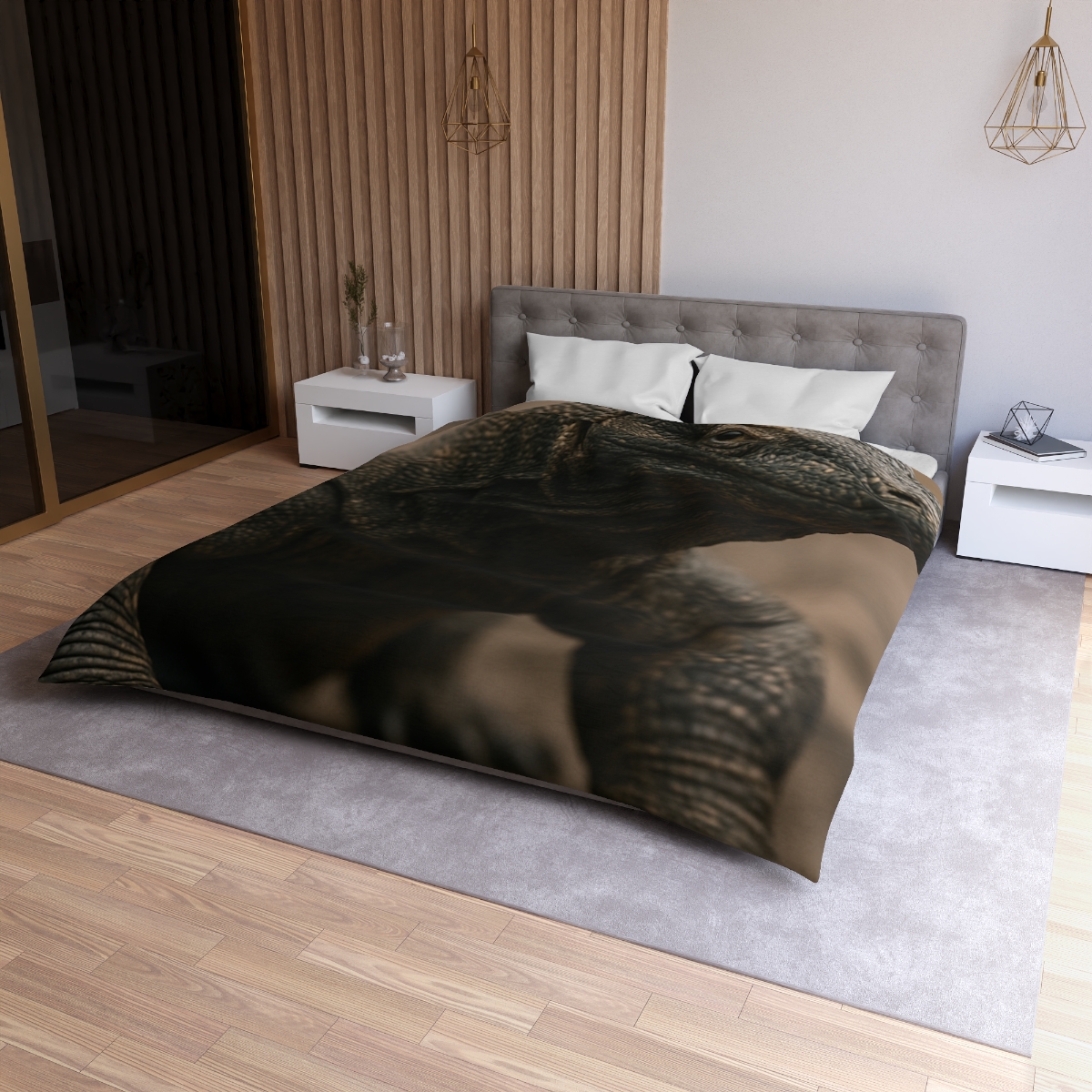 Ancient Sentinel Komodo Dragon custom duvets