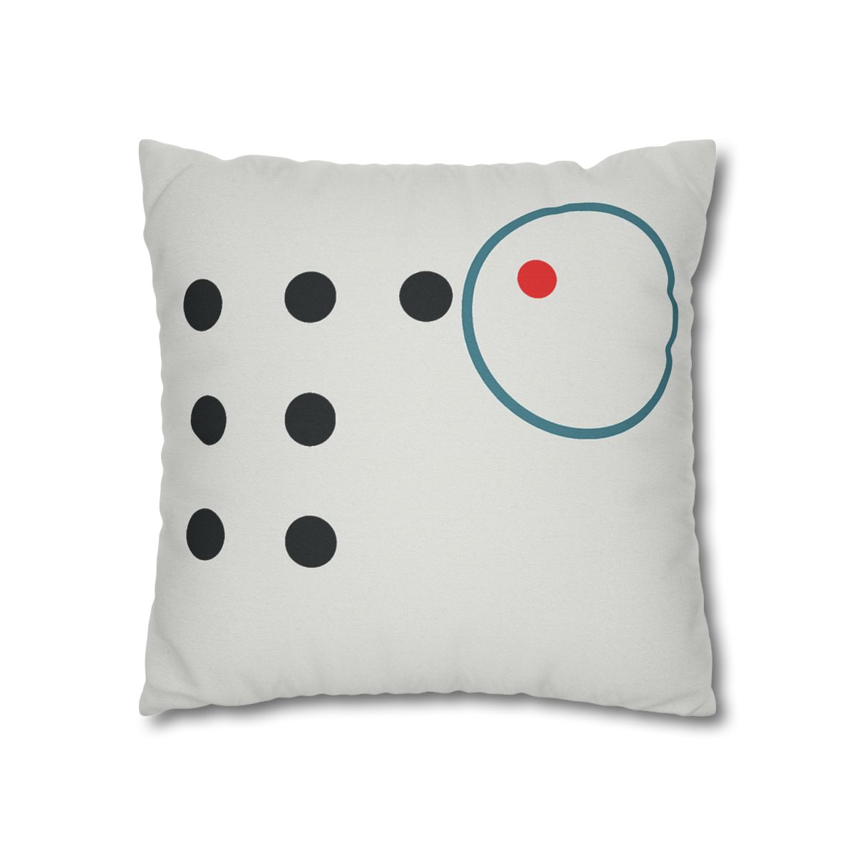 Broken Grid With One Orbit Ring stylish decorative pillowcases
