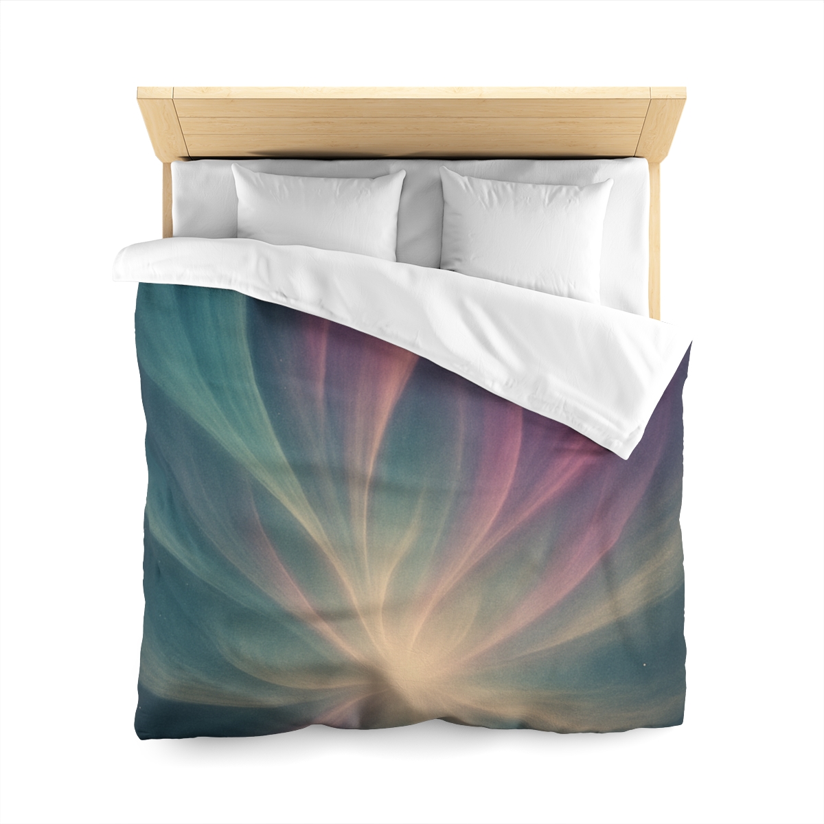 Aurora Nexus Bloom custom duvets