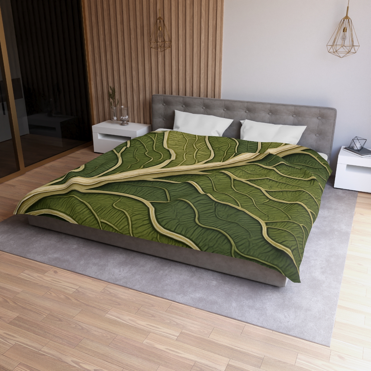 Leaf Vein Topography duvets for gifts