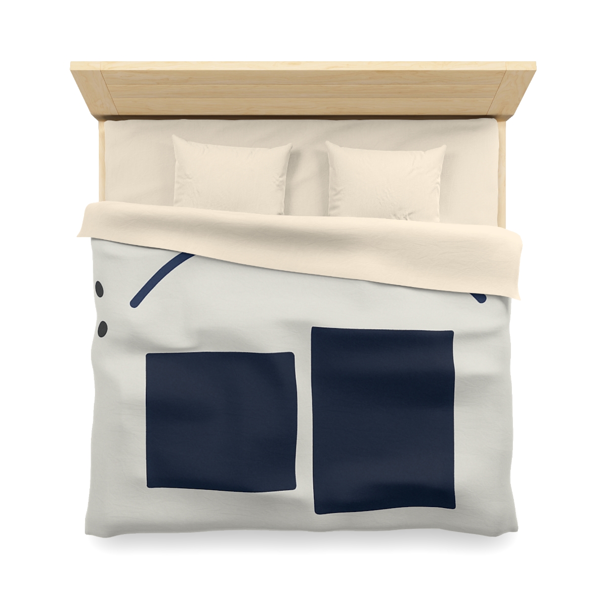 Arc Bridge Over Offset Blocks warm winter duvets