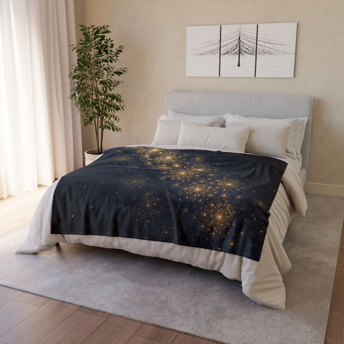Starfield Mosaic Cascade trendy patterned blankets