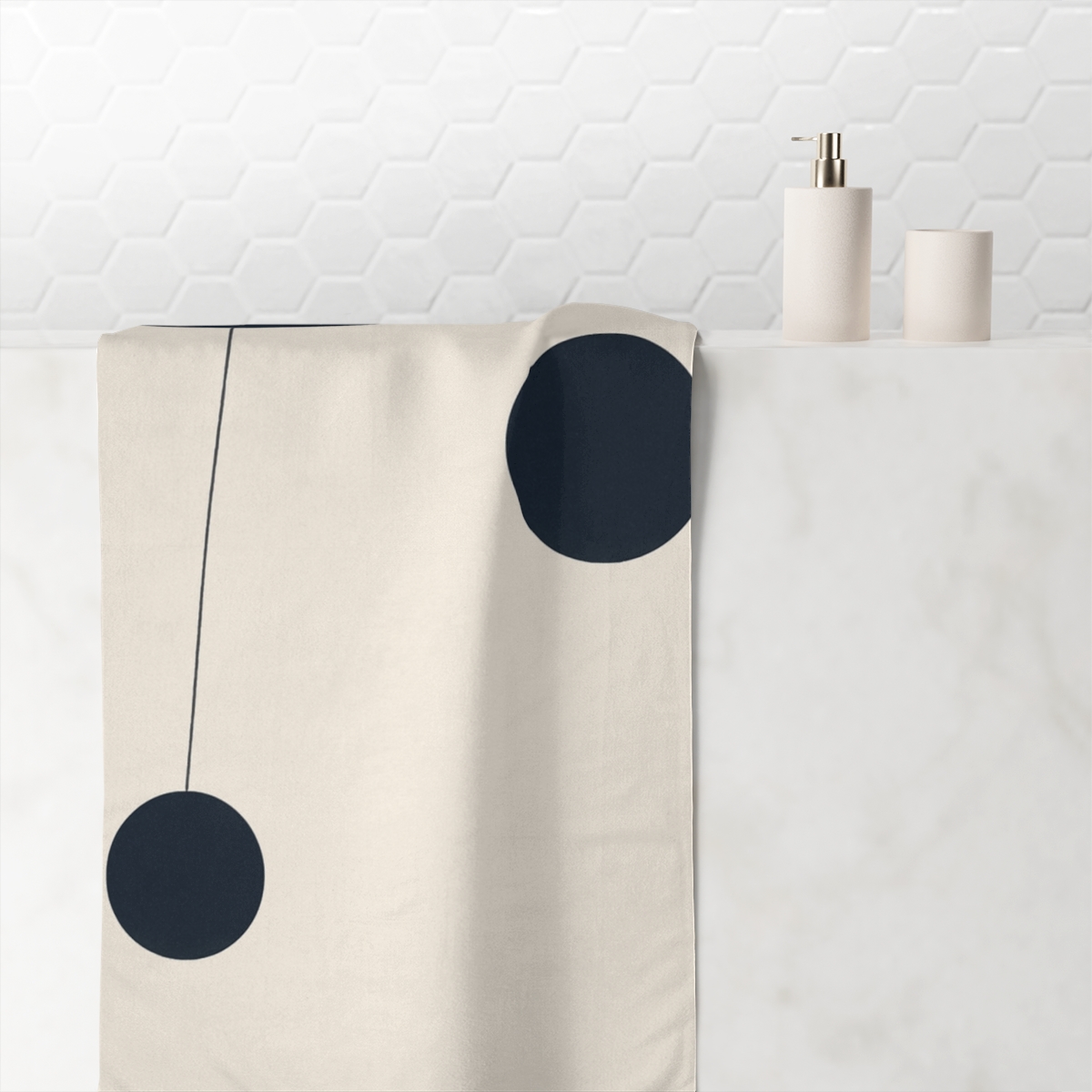 Orbital Triangle Silence soft cotton towels