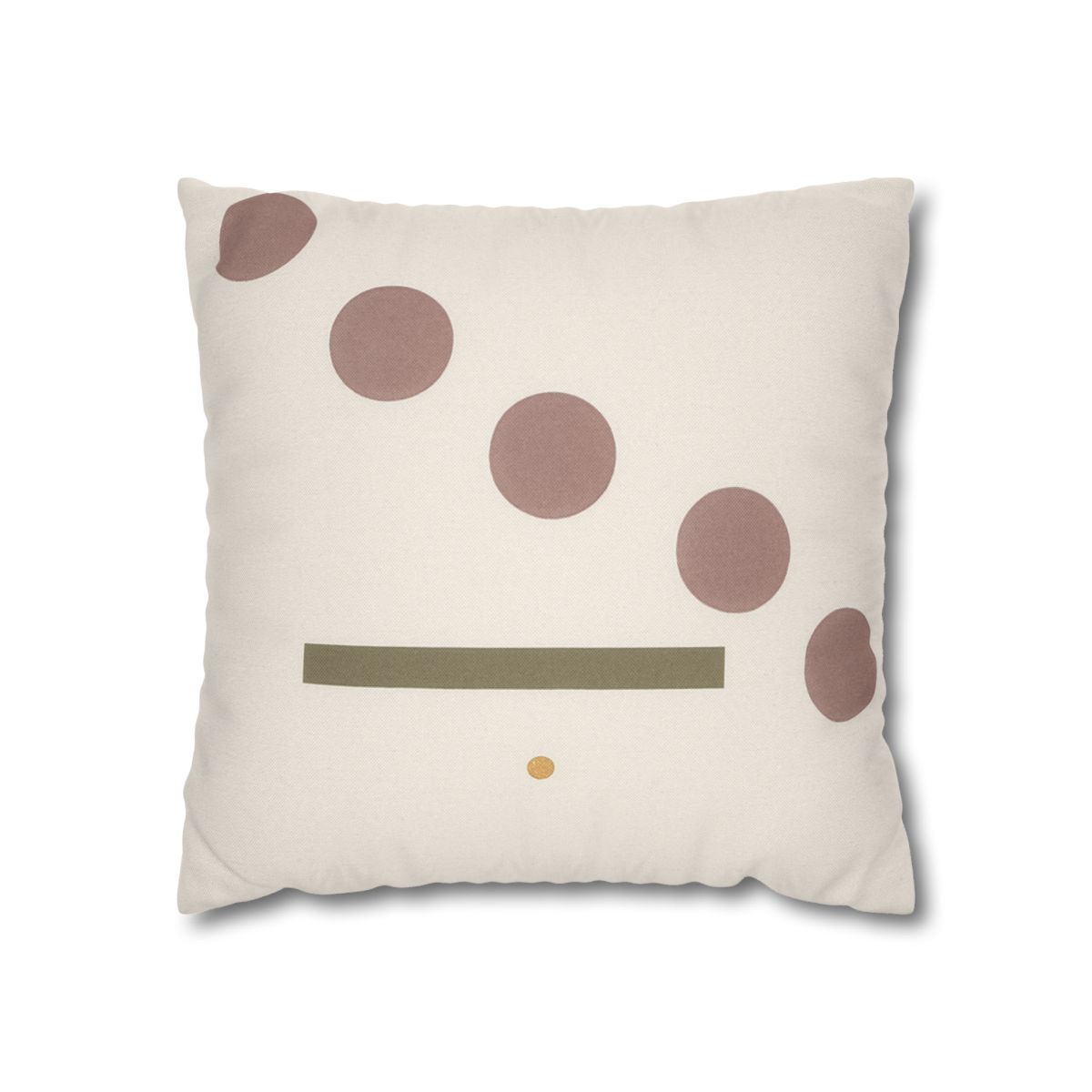 Gentle Zigzag Of Small Circles soft cotton pillow cases