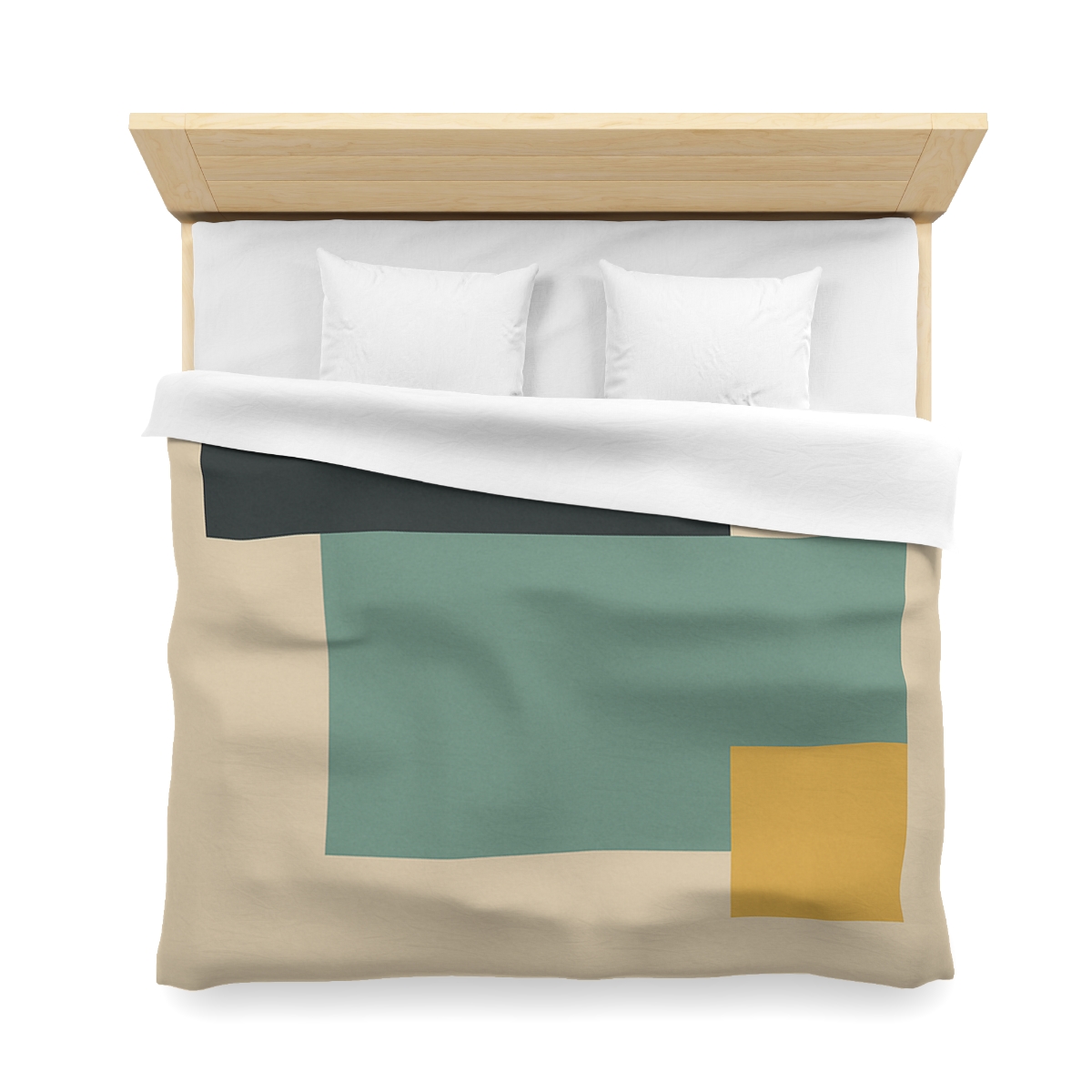 Offset Trio Of Blocks custom duvets