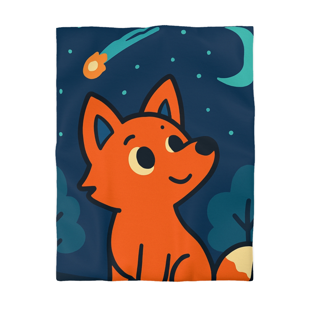 Starlight Forest Fox custom duvets