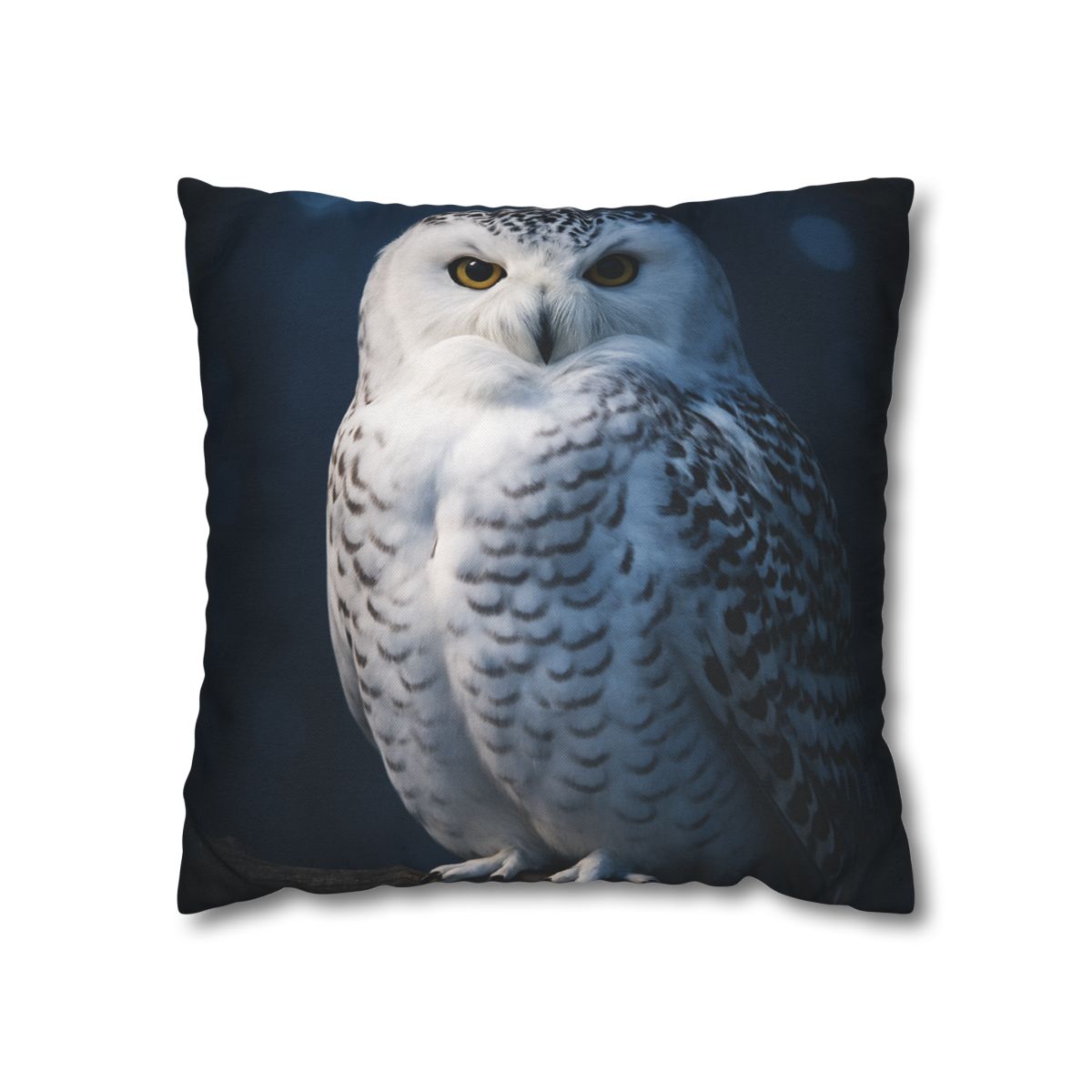 Midnight Watch Snowy Owl soft cotton pillow cases