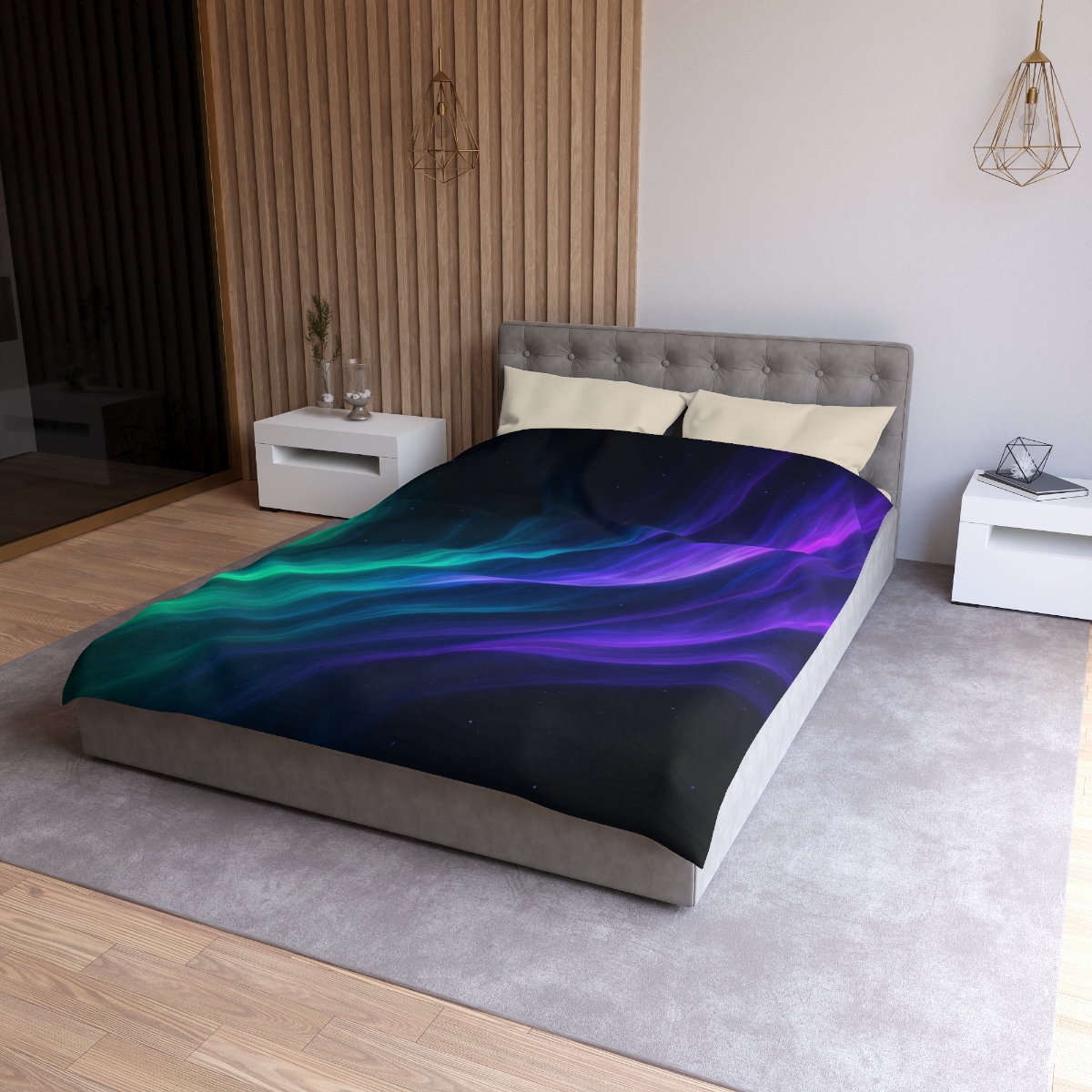 Ion Veil Aurora Tapestry stylish duvet covers