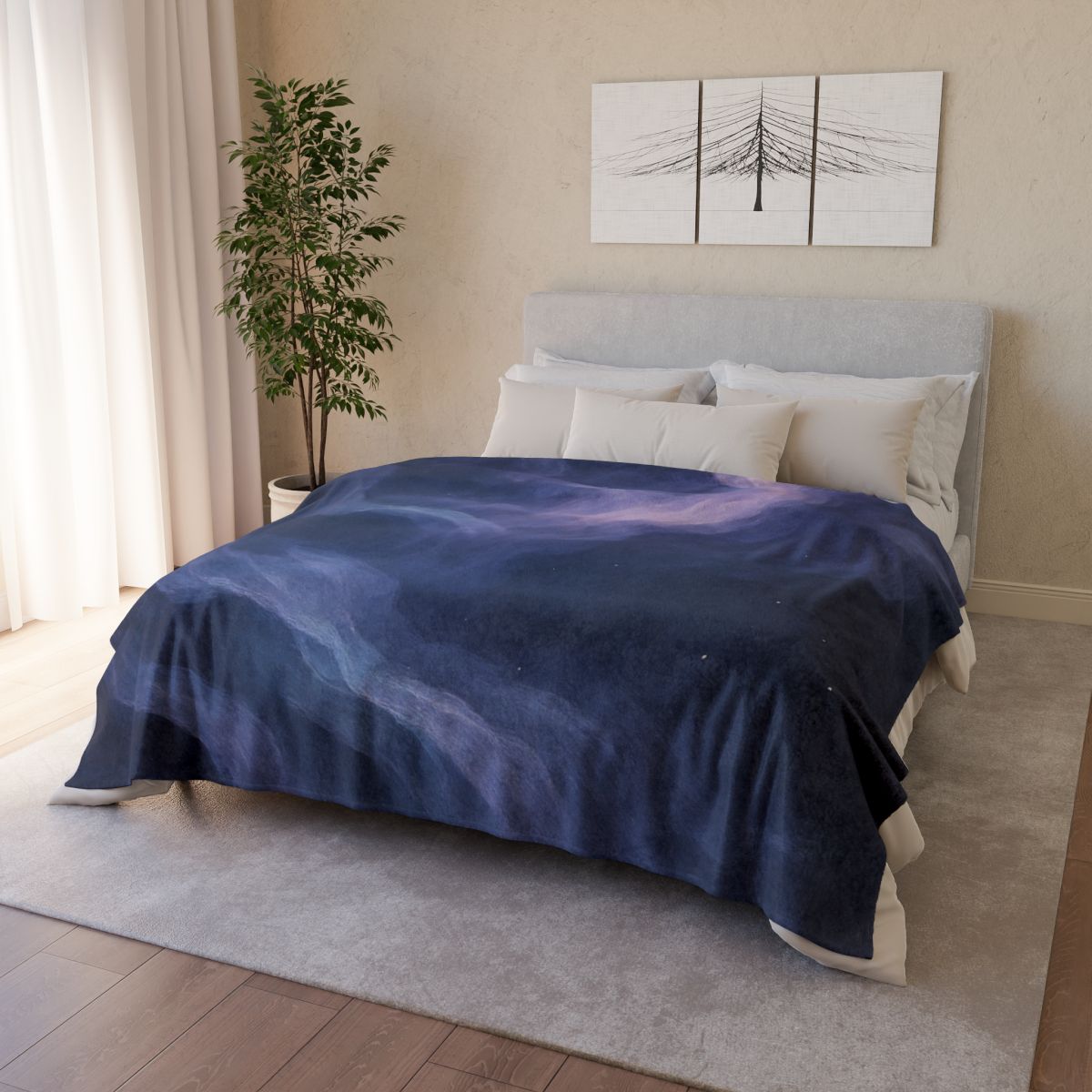 Nebula Lace Curtain unique gift blankets