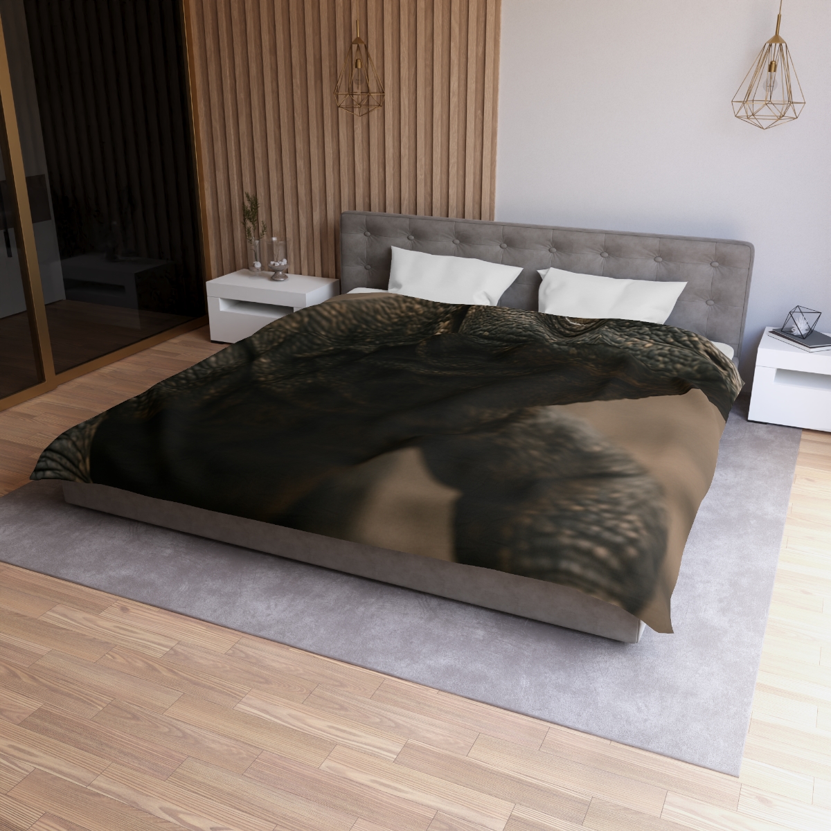 Ancient Sentinel Komodo Dragon custom duvets