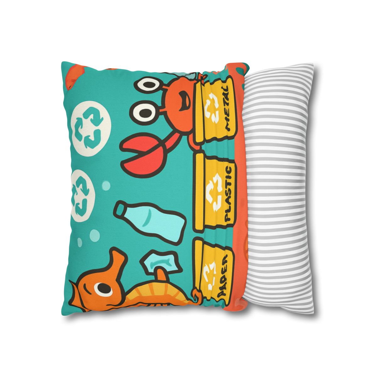 Coral City Recycling Seahorse Patrol unique gift pillow cases
